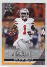 2016 Leaf Draft Gold Braxton Miller #08 0a7
