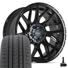 4ps28 Black 20x9 Rims Bridgestone Tires Tpms Set Fits Ram Jeep Dodge 4ps28 Black 20x9 Rims Bridgestone Tires Tpms Set Fits Ram Jeep Dodge
