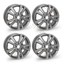 4pcs 16x6.5 Wheel Rim For 2016-2018 Hyundai Elantra Replacement Rim Light Grey
