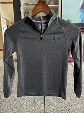 Under Armour Youth Small Loose Gray Quarter zip Athletic