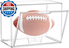 Football Display Case Acrylic Football Display Case Football Holder Case...