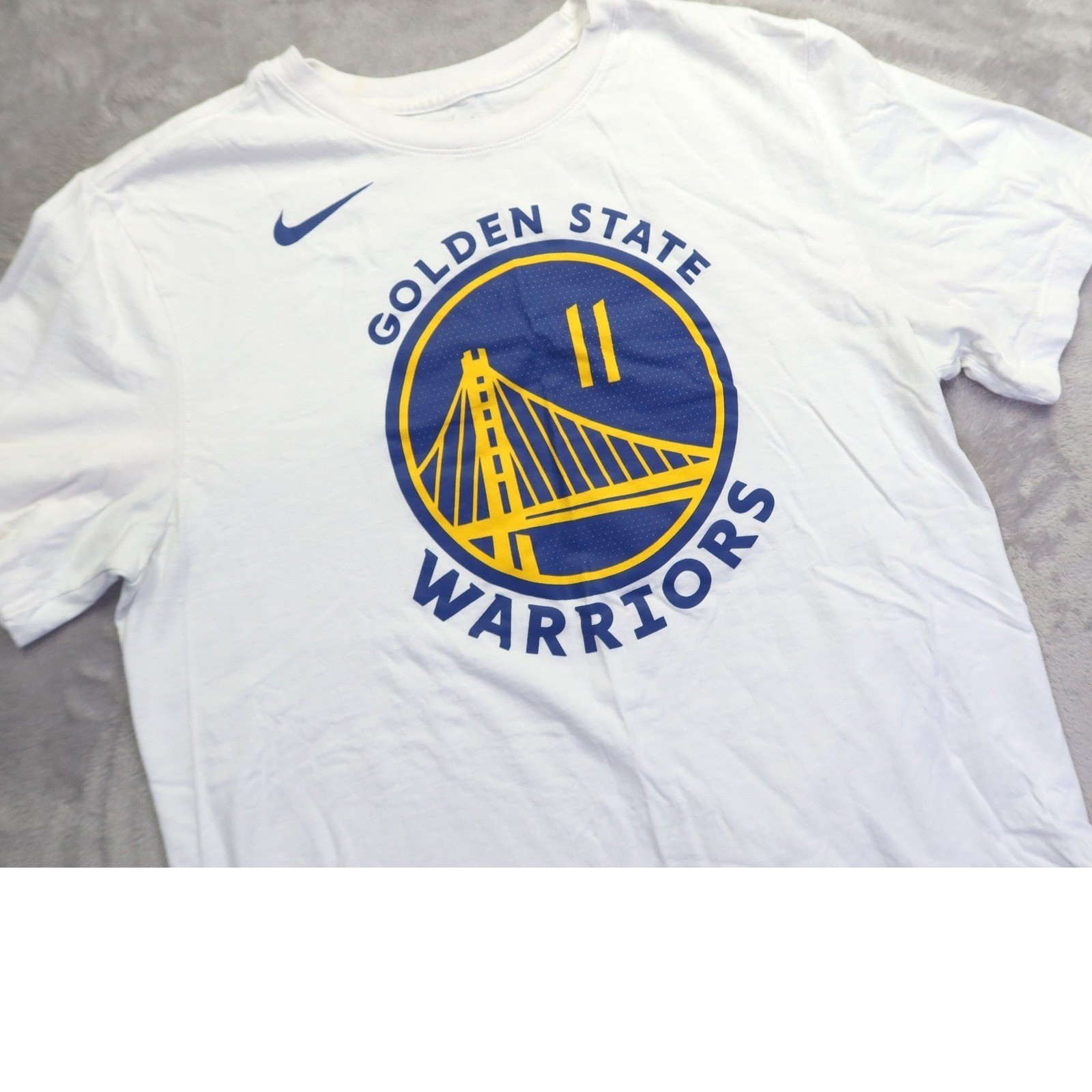 Nike Men's Golden State Warriors Klay Thompson 11 T-Shirt White M NBA Basketball
