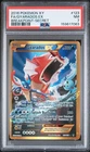 2016 POKEMON XY BREAKPOINT SECRET #123 FULL ART/GYARADOS EX PSA 7