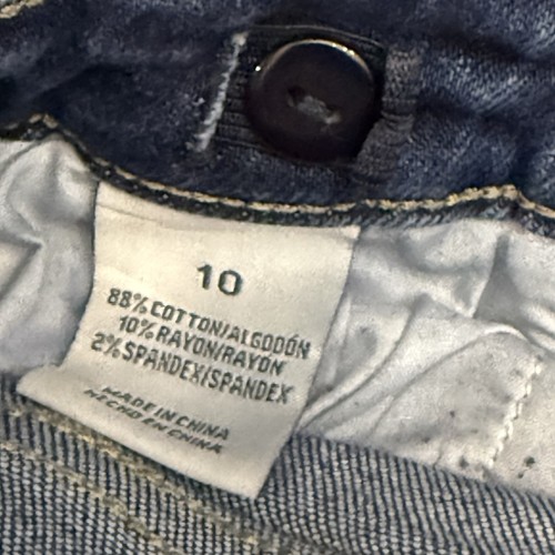 BKE Girls - Mid-Rise Flare Stretch Distressed Jeans Youth Size 10 R - Picture 6 of 6