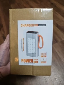 30000mAh - 70000mAh 66W Power Bank External Portable Battery Fast Charging LED 