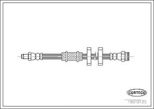 Flexible de frein Lancia Y10
