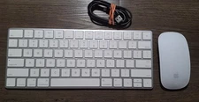 Apple A1644 Wireless Magic Keyboard 2 with A1657 Magic Mouse 2-Tested, Working!