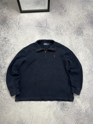 Vintage 90's Polo Ralph Lauren Sweater Quarter Zip Old Money Men's
