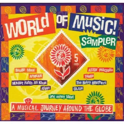 CD Baaba Maal, Djavan, Aurora, a.o. World Of Music Sampler CARDBOARD BOX