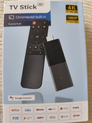 TV Stick 4K Ultra HD, 2.4G/5G WiFi, 8G+128G, mit Fernbedienung