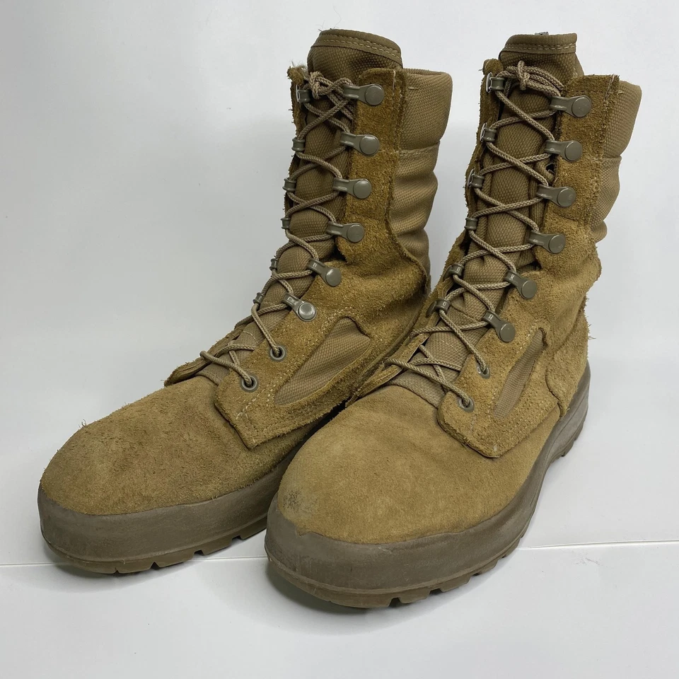 Botas Belleville para mujer talla 8 tostadas militares AF seguras para volar gamuza suela Vibram EE. UU. Foto 3 de 4