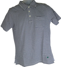 Brooks Brothers Polo Short Sleeve All Cotton SMALL Stripe White/Navy NWT 89.50