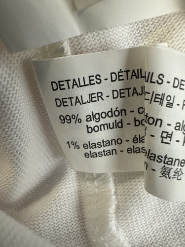 NWT Zara X National Geographic Men’s White Long Sleeve T-shirt Map Theme Size L - Picture 7 of 7