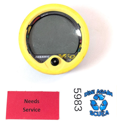 Oceanic Veo 100 Tauchen Tauchcomputer Puck Modul Wie Besehen #5983