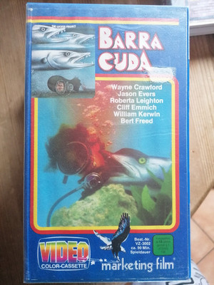 VHS Rarität: BARRACUDA (1978)  HARDBOX