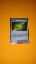 Pokemon TCG Sun Seed Trainer Tool Holo Full Art Card 027/034 Rare Foil Art