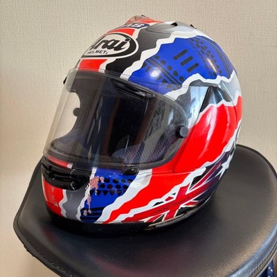 Arai Doohan RX-7X Full Face Helmet Motorcycle Used, Michael Doohan Design