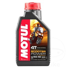 Motul Engine Oil 5W40 4-Stroke 1L 4 Stroke Fits Piaggio X8 125 2004-2007 3.83 per litre