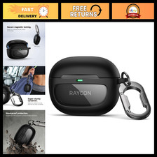 Shockproof Magnetic Case for Raycon Everyday Earbuds, Protective Cover with Cara