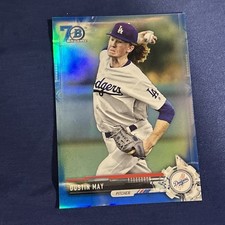 Dustin May 2017 Bowman #BCP21    Chrome Prospects 70th (Blue)