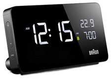 Braun Reloj Despertador Digital Rectangular Lcd Bc20 - Negro - 14 Cm De BC20BUK