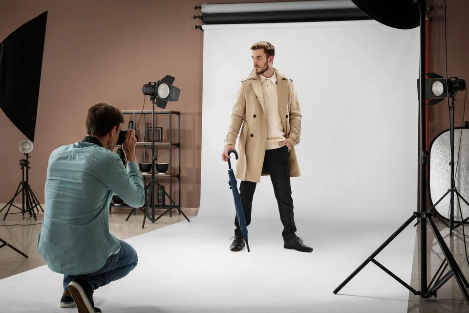 Denny Mfg - Fundo de papel sem costura para sessão de fotos com fita gaffer grátis - Br... - Imagem 2 de 4