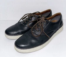 Sperry Gray Clipper Leather Sneakers Mens Size 10.5