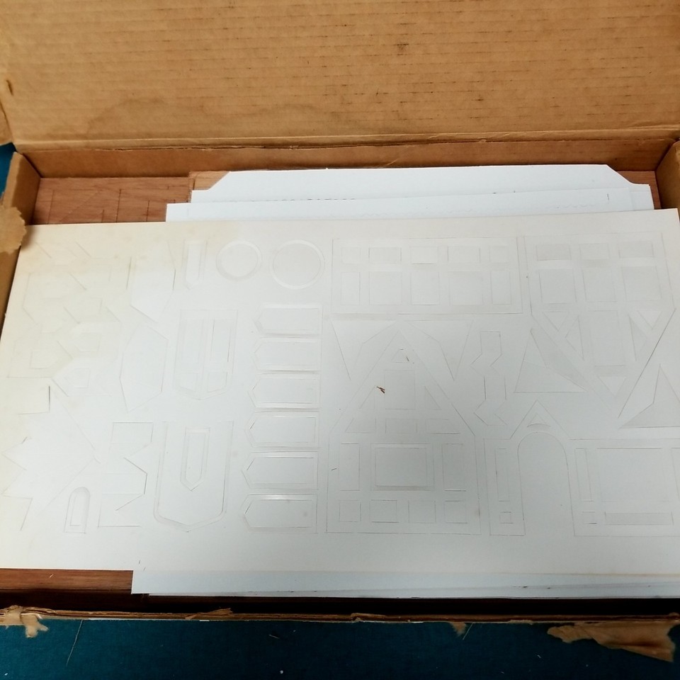 NEW Vintage 1983 The Greenleaf Village Wooden Building Model Kit | eBay