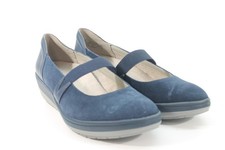 Vionic Judie Women's Navy Suede Flats 9.5W FS