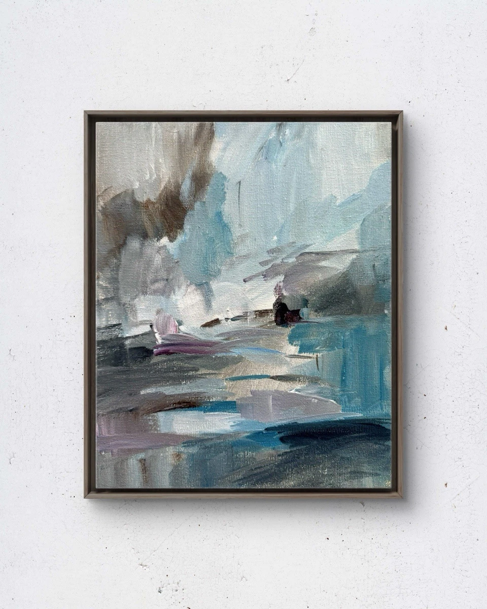 抽象的な風景 水彩画27✖️24 抽象的な風景 水彩画27✖️24 抽象絵画 抽象 透明水彩 画 抽象的な風景
