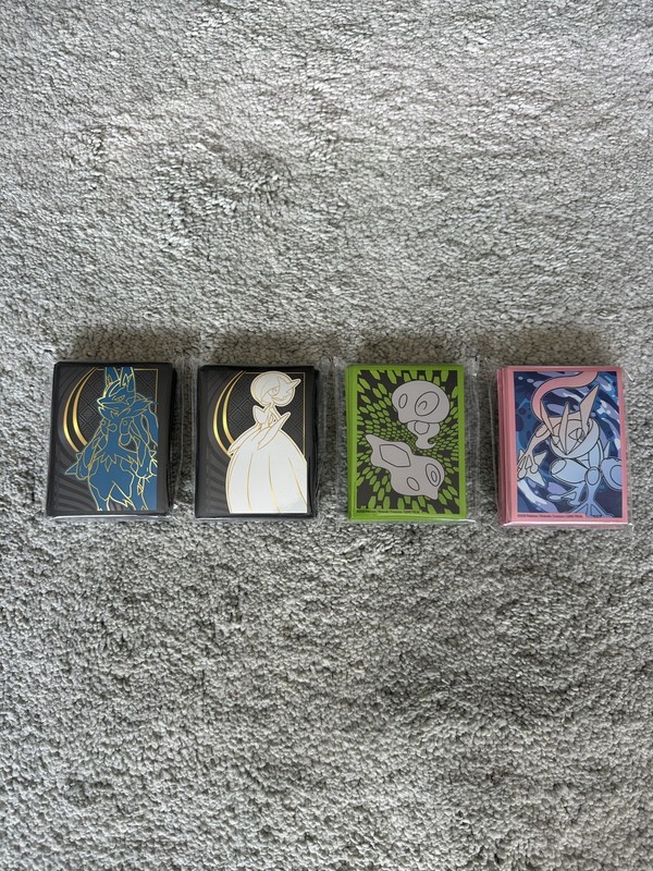 Pokémon ETB Sleeves Lot of 4 Sealed - 65 Count 
