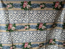 Design Archives Ribbon Trellis Curtain Fabric. Remnant. 232 Cm Width , 280 Drop