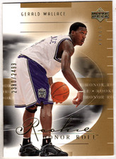 Gerald Wallace 2001-02 Upper Deck Honor Roll RC /2499