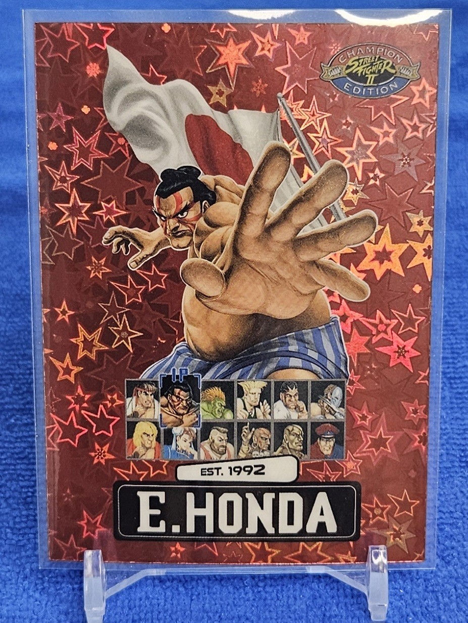Street Fighter 2: Champion Edition PSA Promo Red Star Parallel E. Honda 25/100