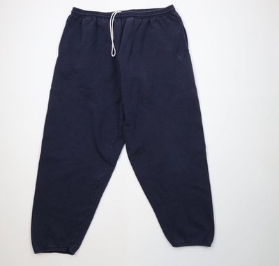 Vintage 90s Starter Mens XL Faded Heavyweight Sweatpants Joggers Pants Navy Blue