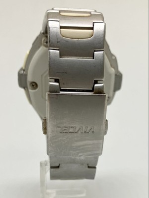 カシオ CASIO WORLD TIME VCL-100 Casio Vcl-100 Digital Quartz Men World Time Vivcel Clock