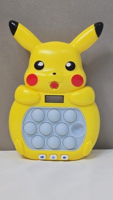 Pikachu Pokemon Electronic Quick Push Pop It Game Console