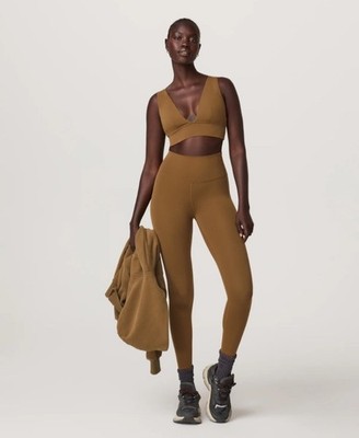 NEW Vuori All the Feels Leggings Rum BlissBlend Lightweight Fitted High-Rise XL