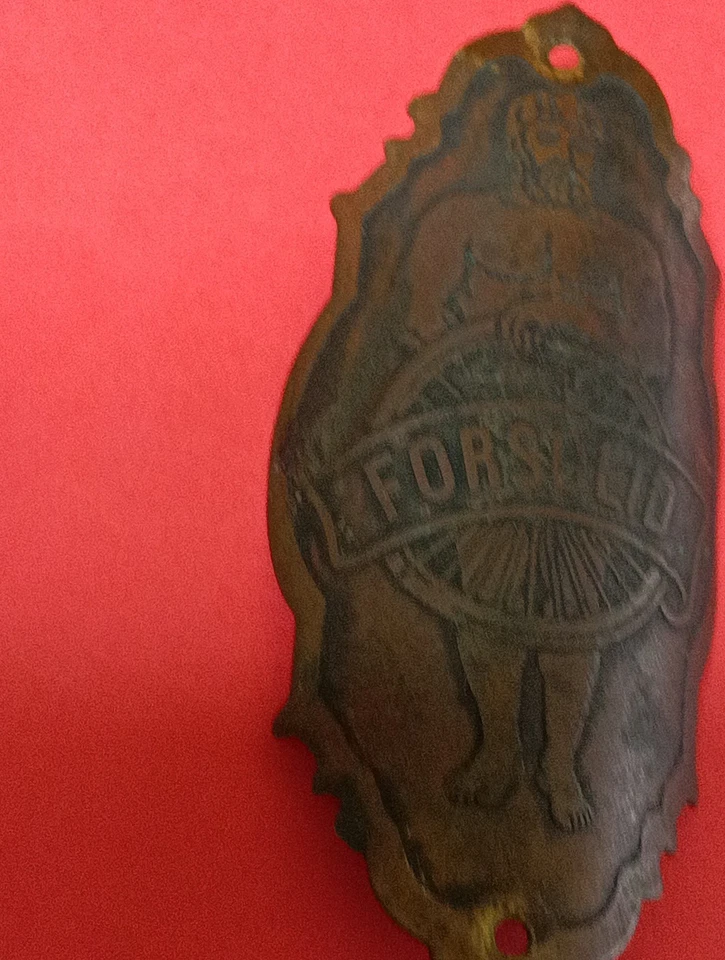 PLAQUE DE VELO ANCIENNE  Forsolid  - Photo 3/4