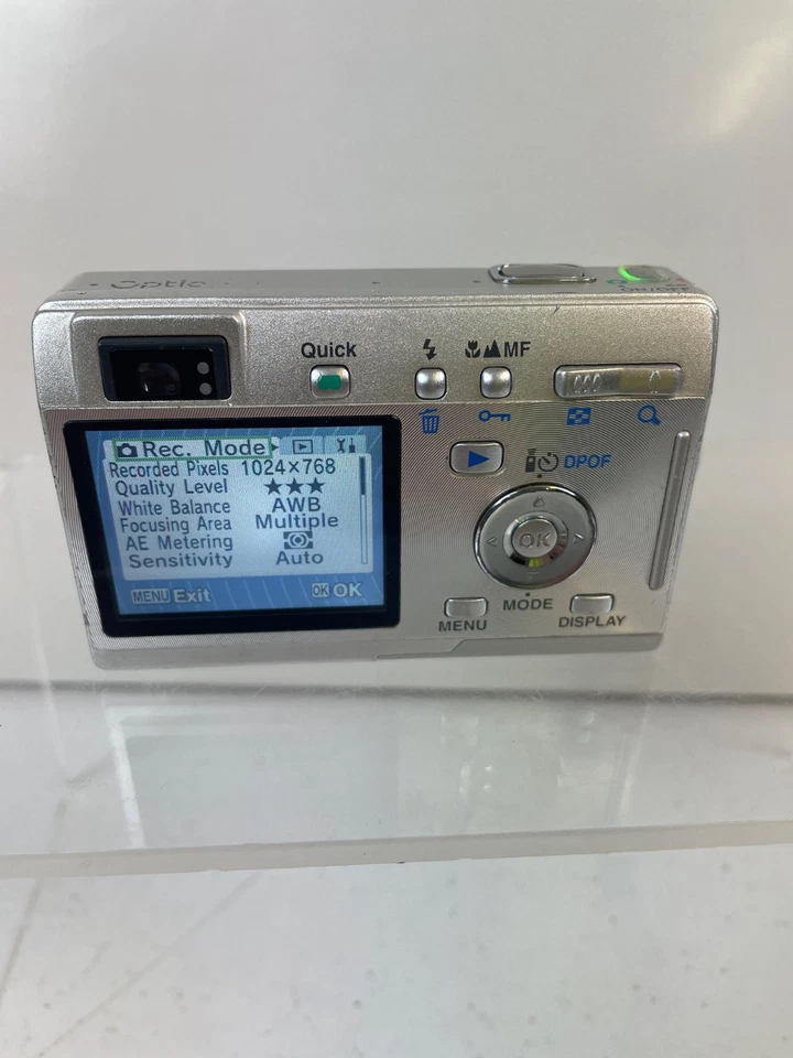 Pentax Optio S4i Digital Camera Point and Shoot With Battery Tested Working - Image 2 of 4