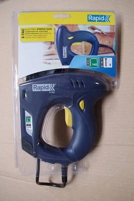 Rapid E-TAC Elektro Brad Nagelpistole & Tacker Tacker mit 300 8mm Klammern 5000888 - Bild 1 von 4