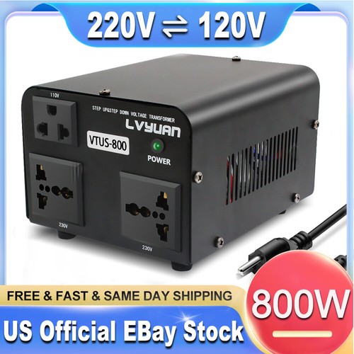 800W Voltage Converter Transformer Step Up Step Down 230V to 110V 110V to 230V