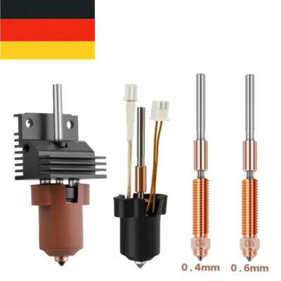 Für Creality K1/K1C/K1 Max Heizblock Hotend Kit Gehärteter Stahl Düse 3D Drucker