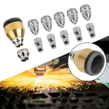 10pc Cutter Torch Nozzle Electrode P80-Plasma Cutting Torch Protective Cover And