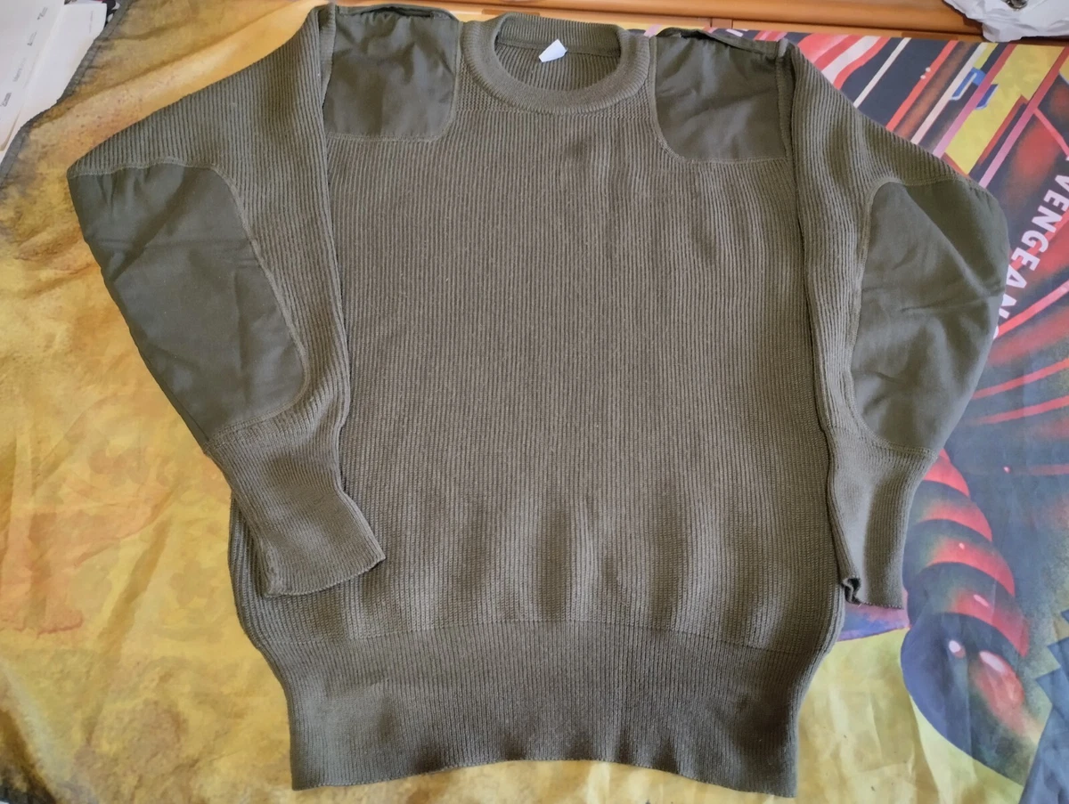 Maglione Oversized A V Collo In Maglia Bianco Donna Taglia M/L