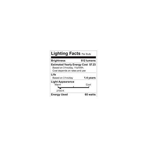 Satco S3862 120-Volt 60-Watt G25 Medium Base Light Bulb, Silver Crown