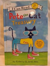 Pete The Cat Treasury, 6 - I Can Read Books in 1, Hardcover, Missing Stickers