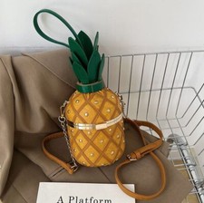 Women Bag Cute Pineapple Design Shoulder Bag Originality Design Crossbody Bag
