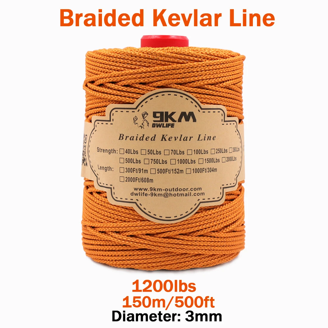 1200Lb 500ft 3mm