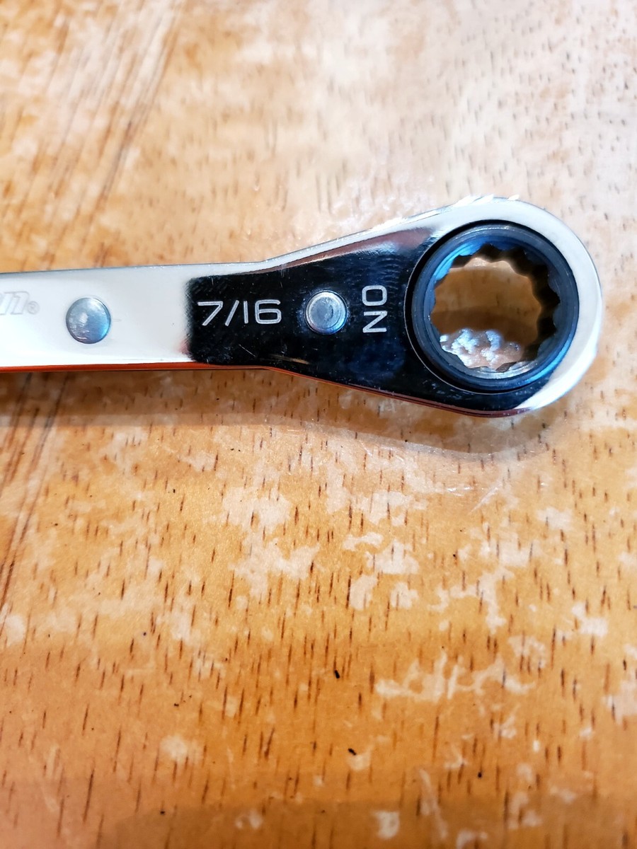 Snap On 1/2-9/16 12PT Ratcheting Wrench R1618C | eBay